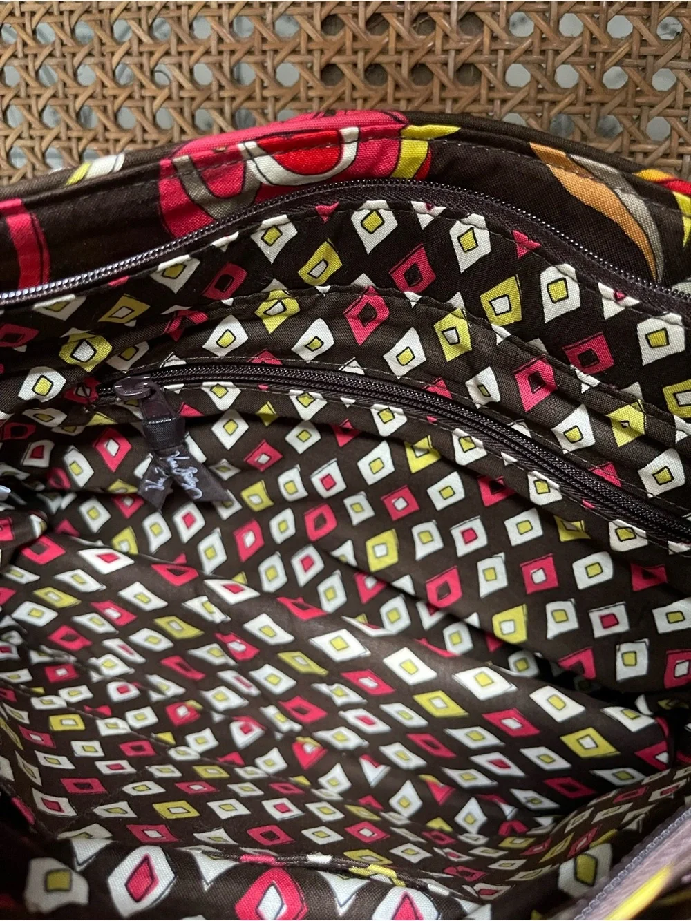 Vintage Vera Bradley Stephanie shoulder bag in retired Puccini pattern NWT